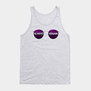 Almost Vegan - Glasses Tank Top